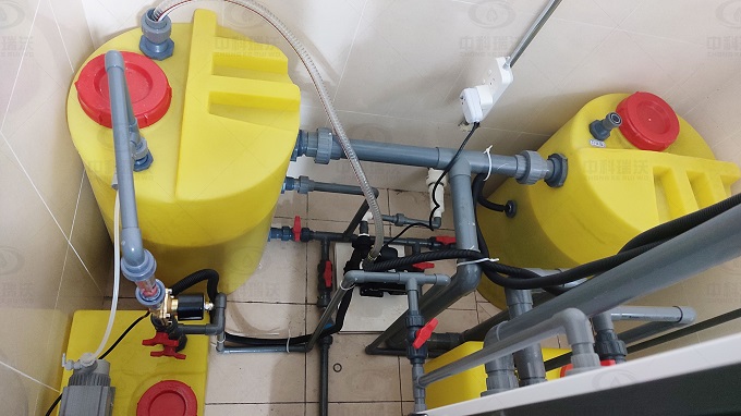 北京市昌平區創新穀國信園量維生物公司黄瓜免费视频APP汙水處理設備ZKSYS-T02案例